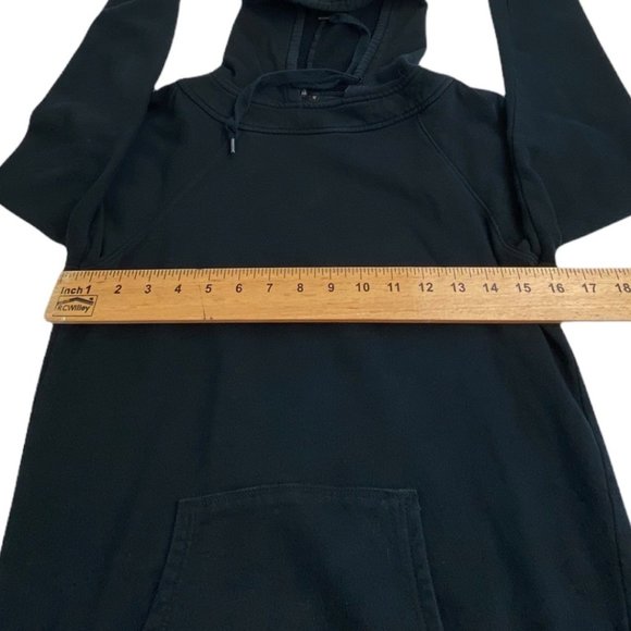 Topshop Basic Black Hoodie Size M 40 - Picture 3 of 7